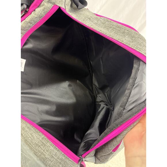 Franklin Pickleball Backpack Sling Bag Gray Pink Trim - Picture 9 of 10